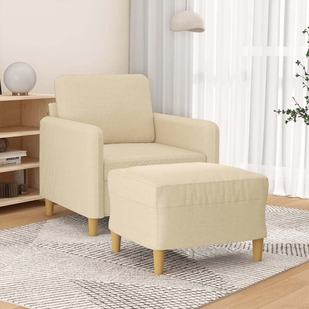 vidaXL Fauteuil avec banque de rangement 60 cm gris gris