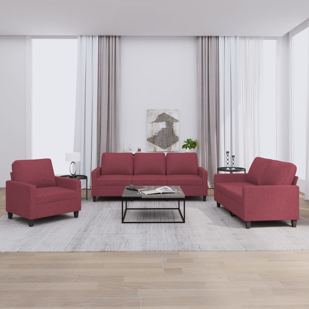vidaXL Ensemble de salon 3 personnes avec des chaises de cuisine confortables