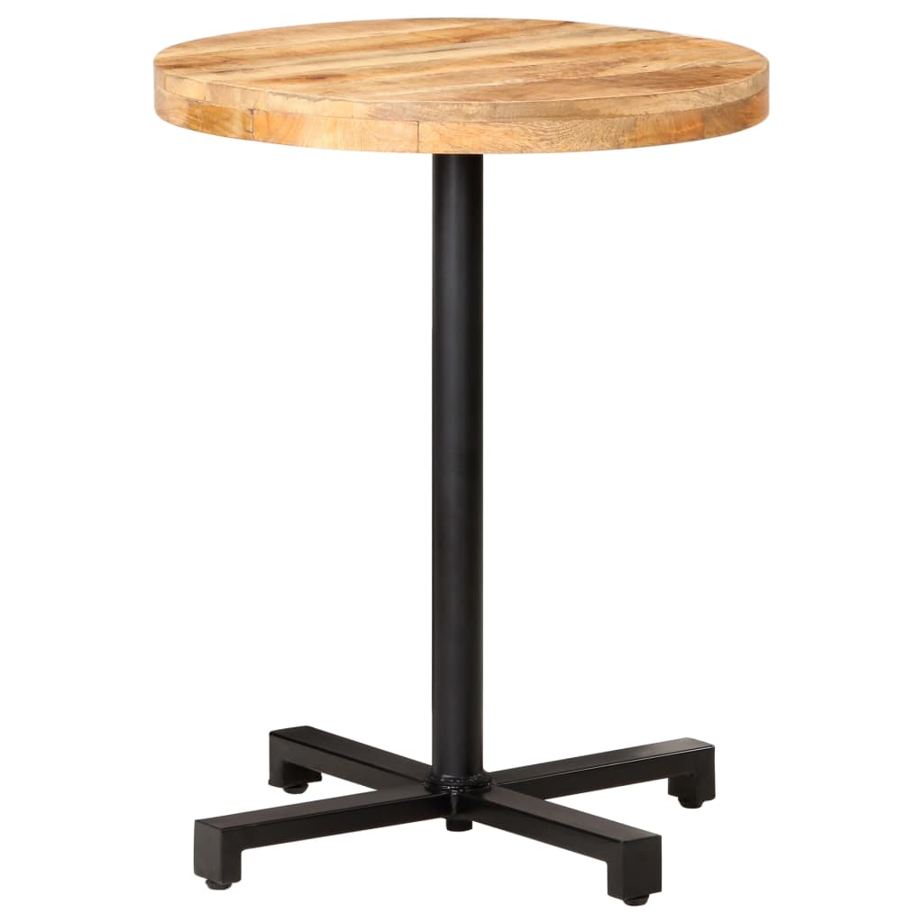 vidaXL Bistrotafel vierkant 50x50x75 cm ruw mangohout