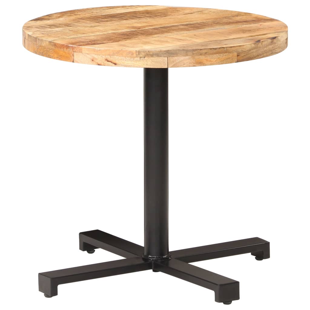vidaXL Bistrotafel vierkant 50x50x75 cm ruw mangohout