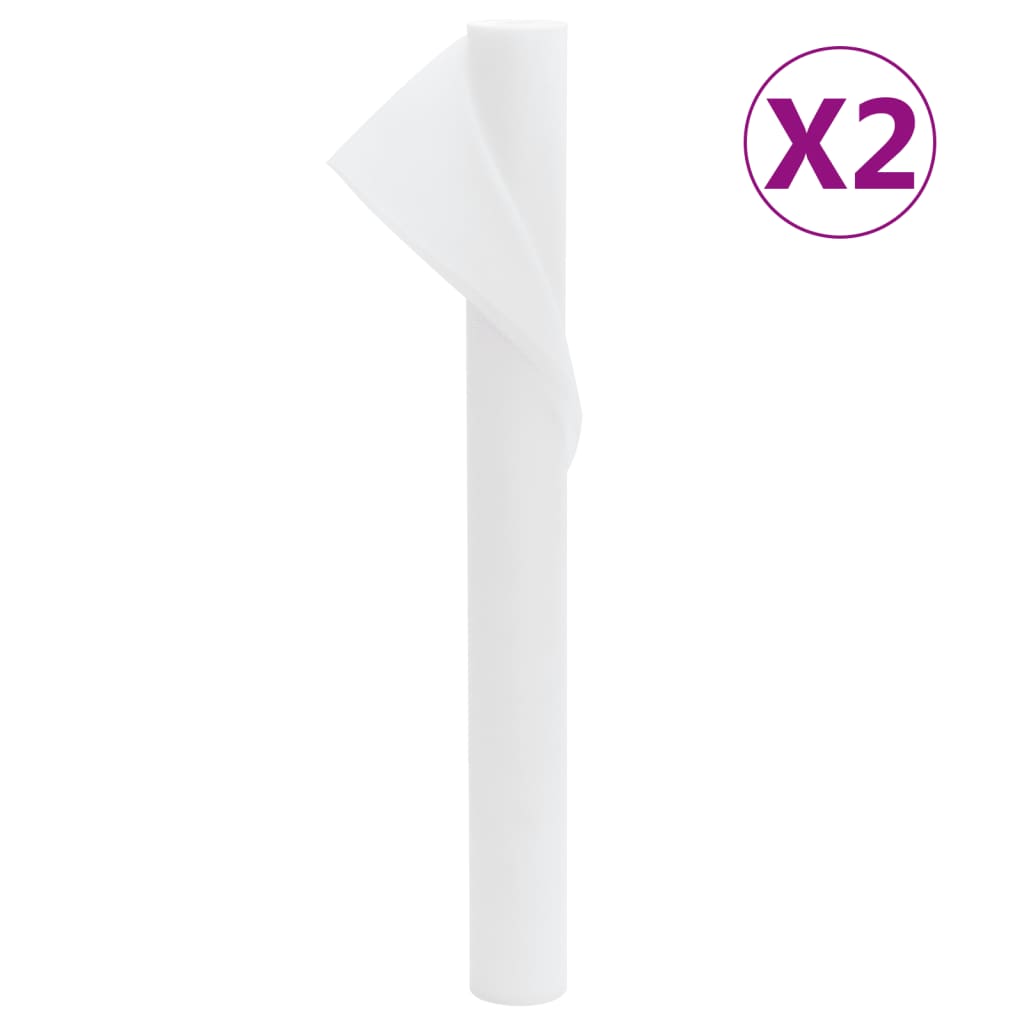 vidaXL Non-Woven Plant Covers 2 rolls 70 g/m² 10x1.6 m