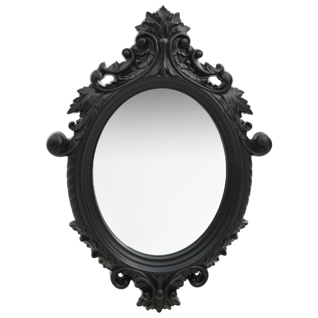 vidaXL Wandspiegel kasteel stijl 56x76 cm wit