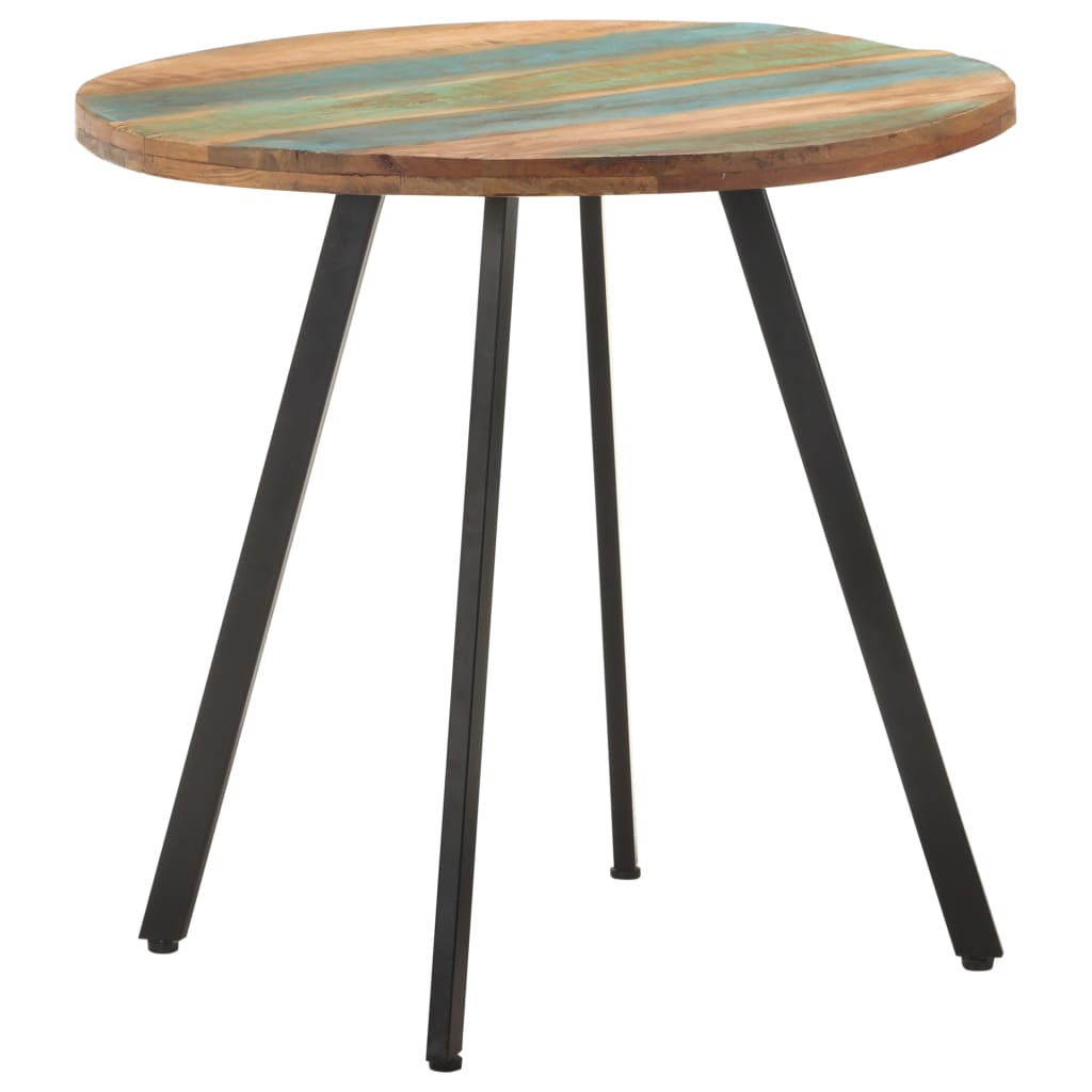 vidaXL Dining Table 80 cm Rough Mango Wood