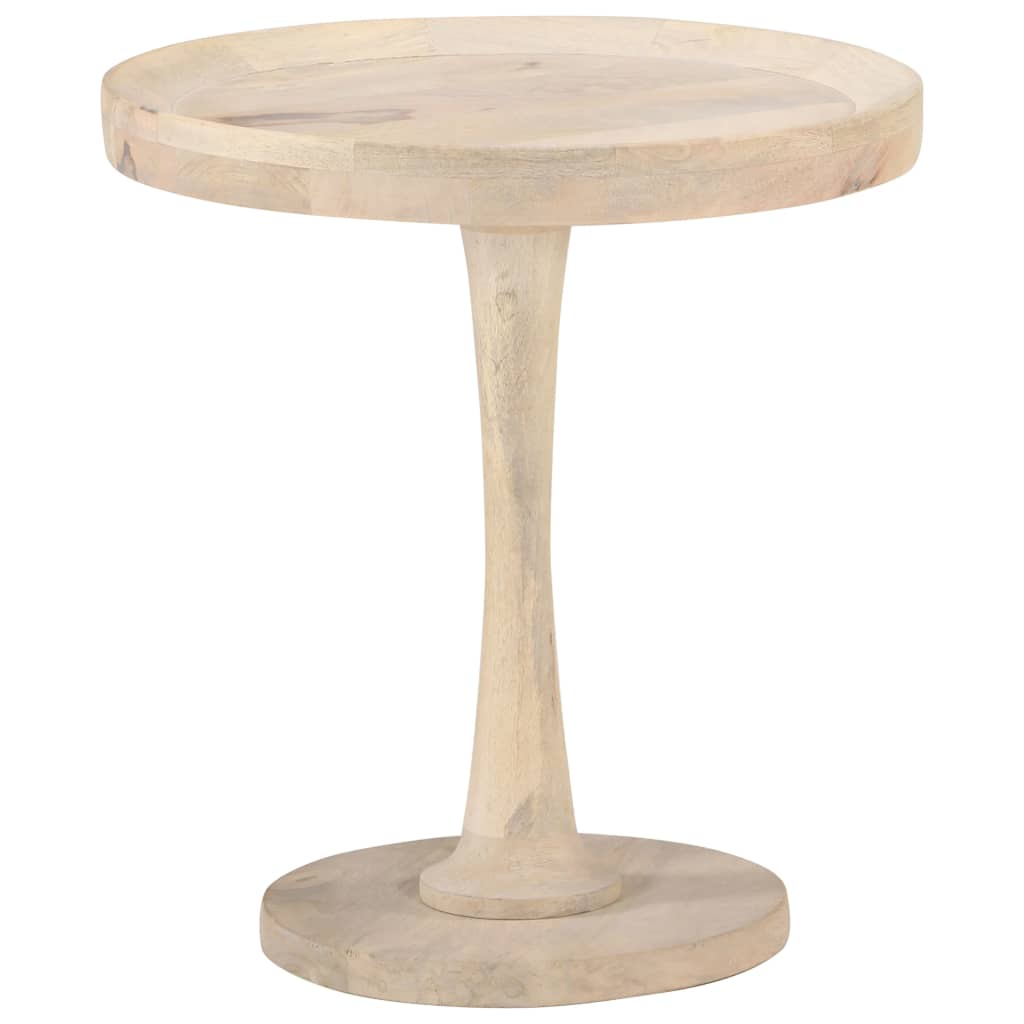 vidaXL Bijzettafel Ø60x75 cm massief mangohout