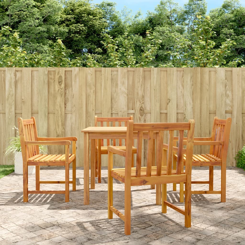 vidaXL 3-delige Tuinset massief acaciahout