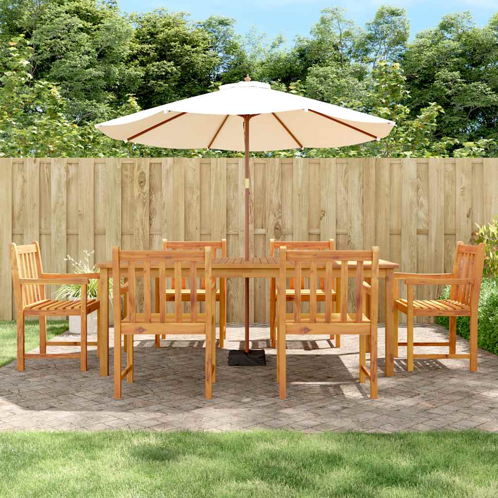 vidaXL 3-delige Tuinset massief acaciahout