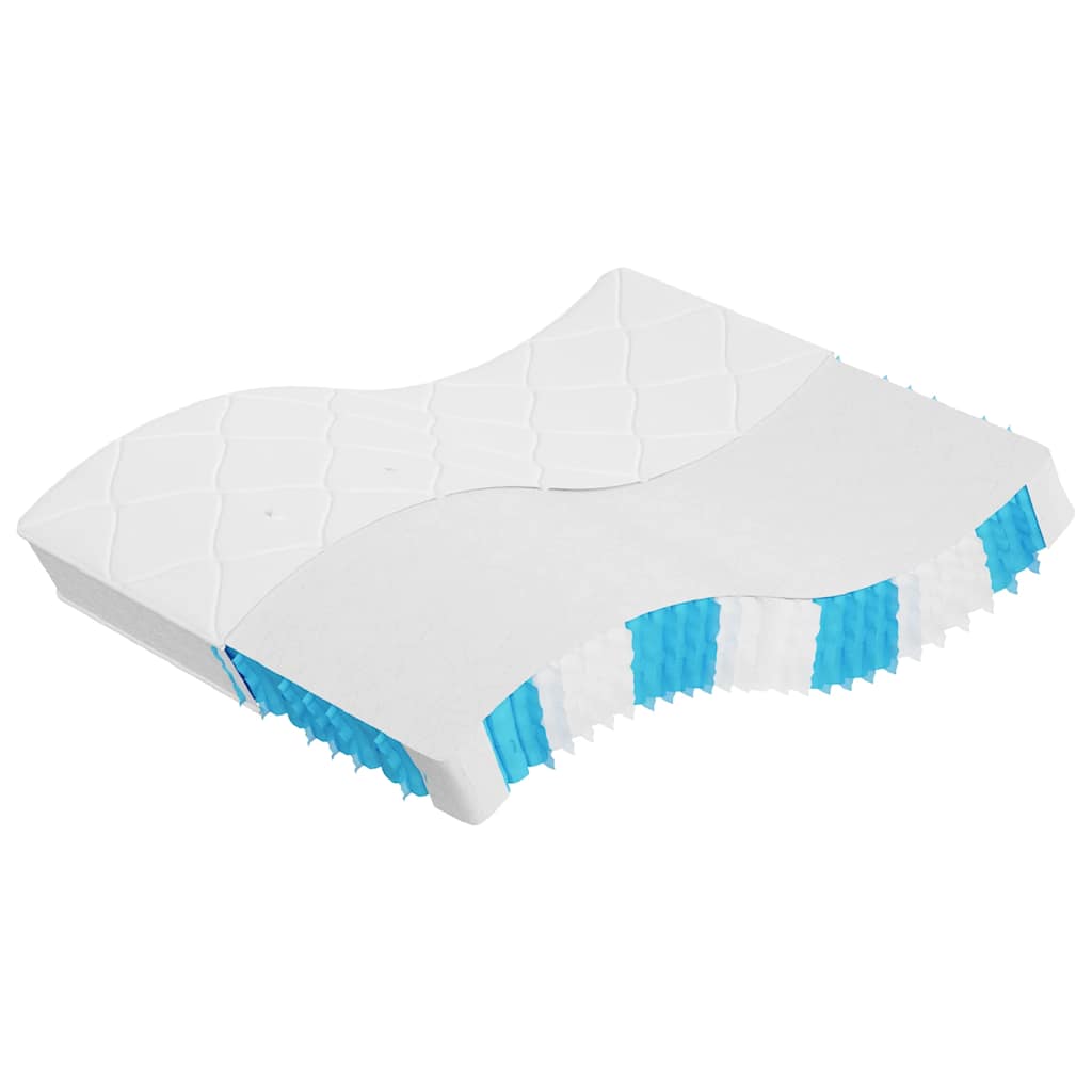 vidaXL Pocket spring mattress medium-firm-hard 160x200 cm Super King Size