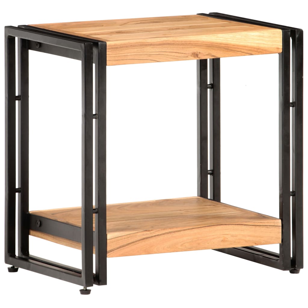 vidaXL Bijzettafel 40x30x40 cm ruw mangohout