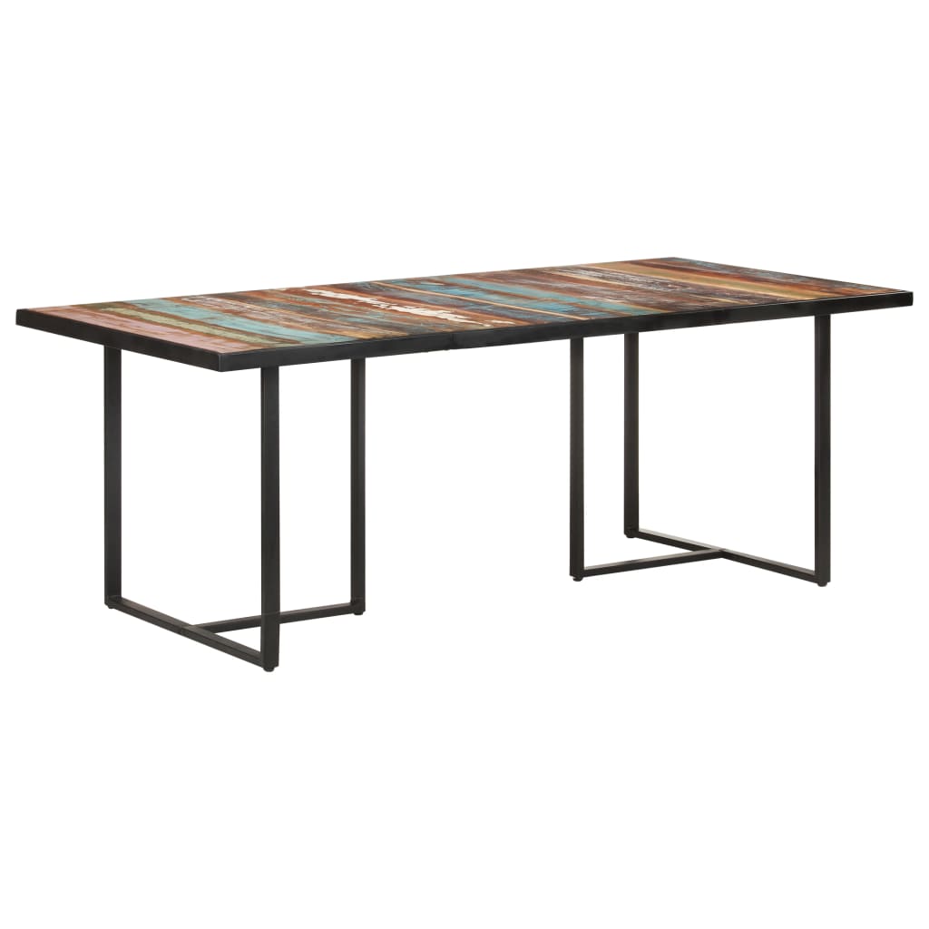 vidaXL Eettafel 120 cm brut mangue
