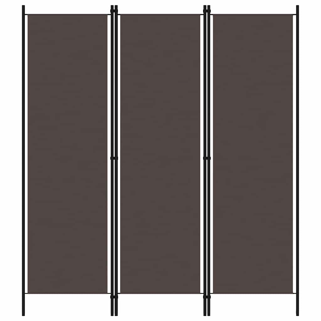 vidaXL Kamerscherm met 3 panelen 150x180 cm wit
