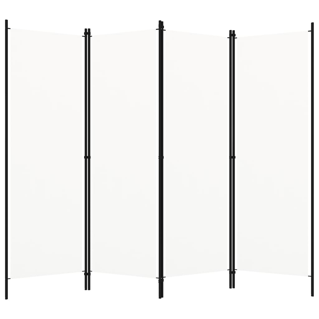 vidaXL Kamerscherm met 3 panelen 150x180 cm wit