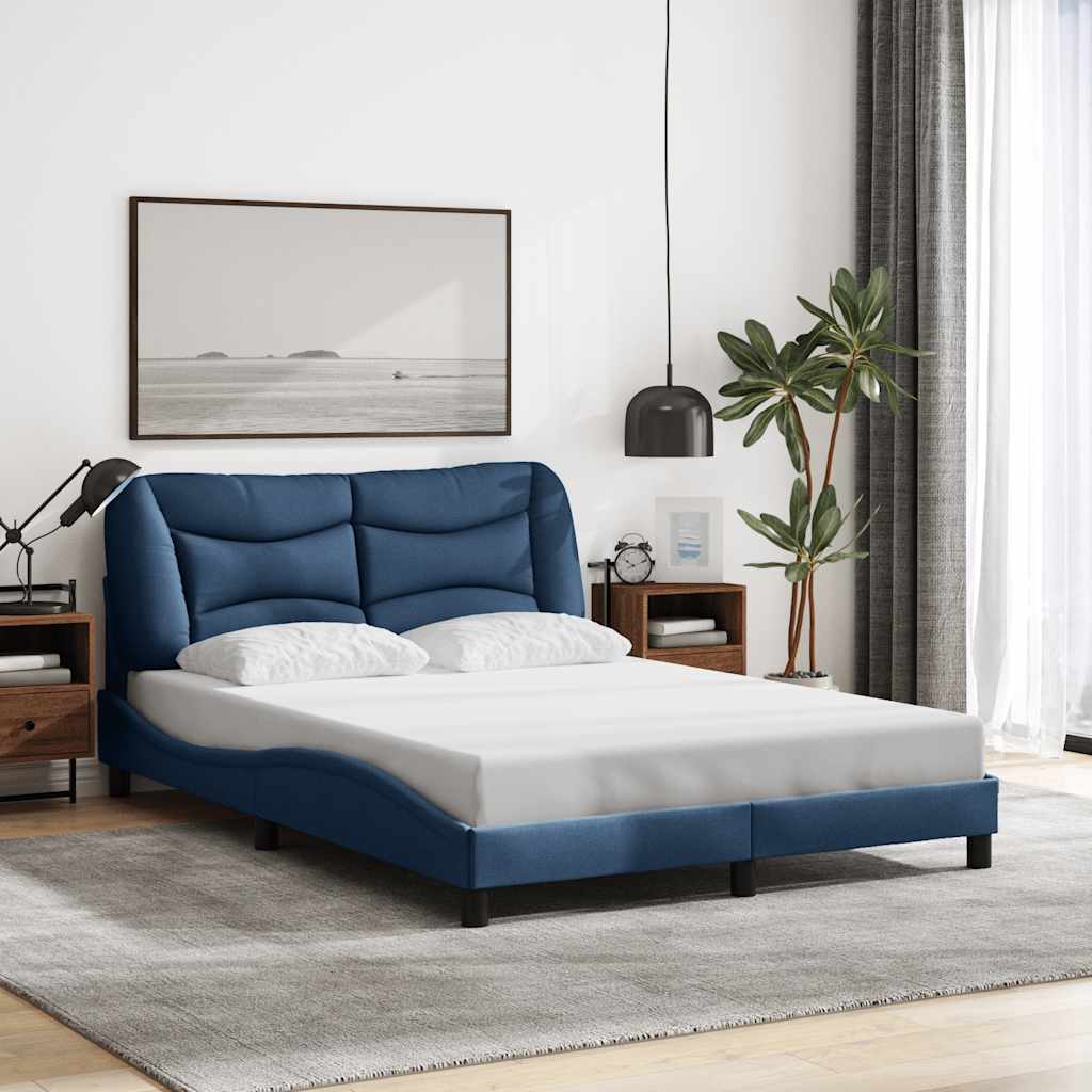 vidaXL Bedframe zonder matras "Hvar" 80x200 cm stof lichtgrijs