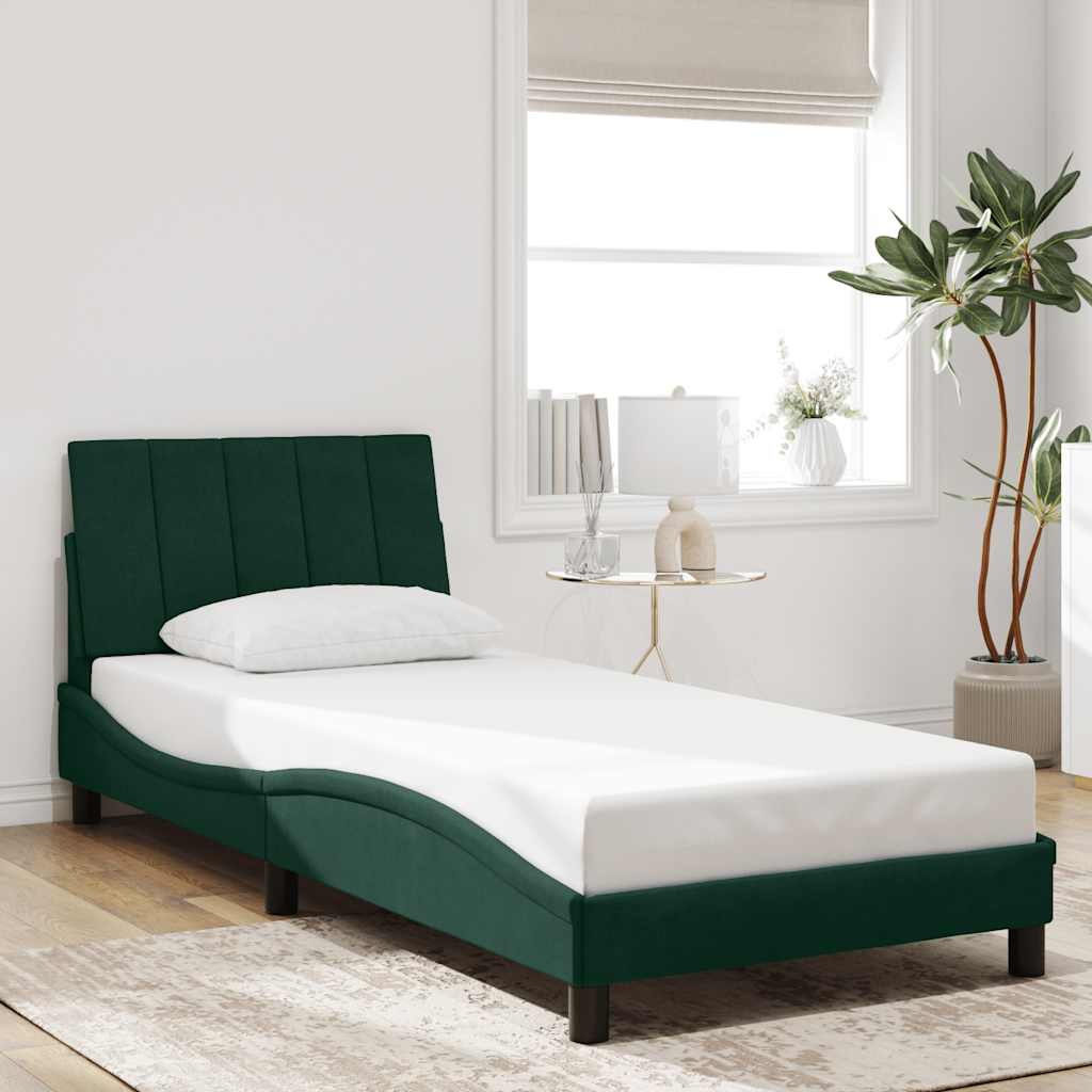vidaXL Cadre de lit pour matelas "Hanko" 80x200 cm gris clair