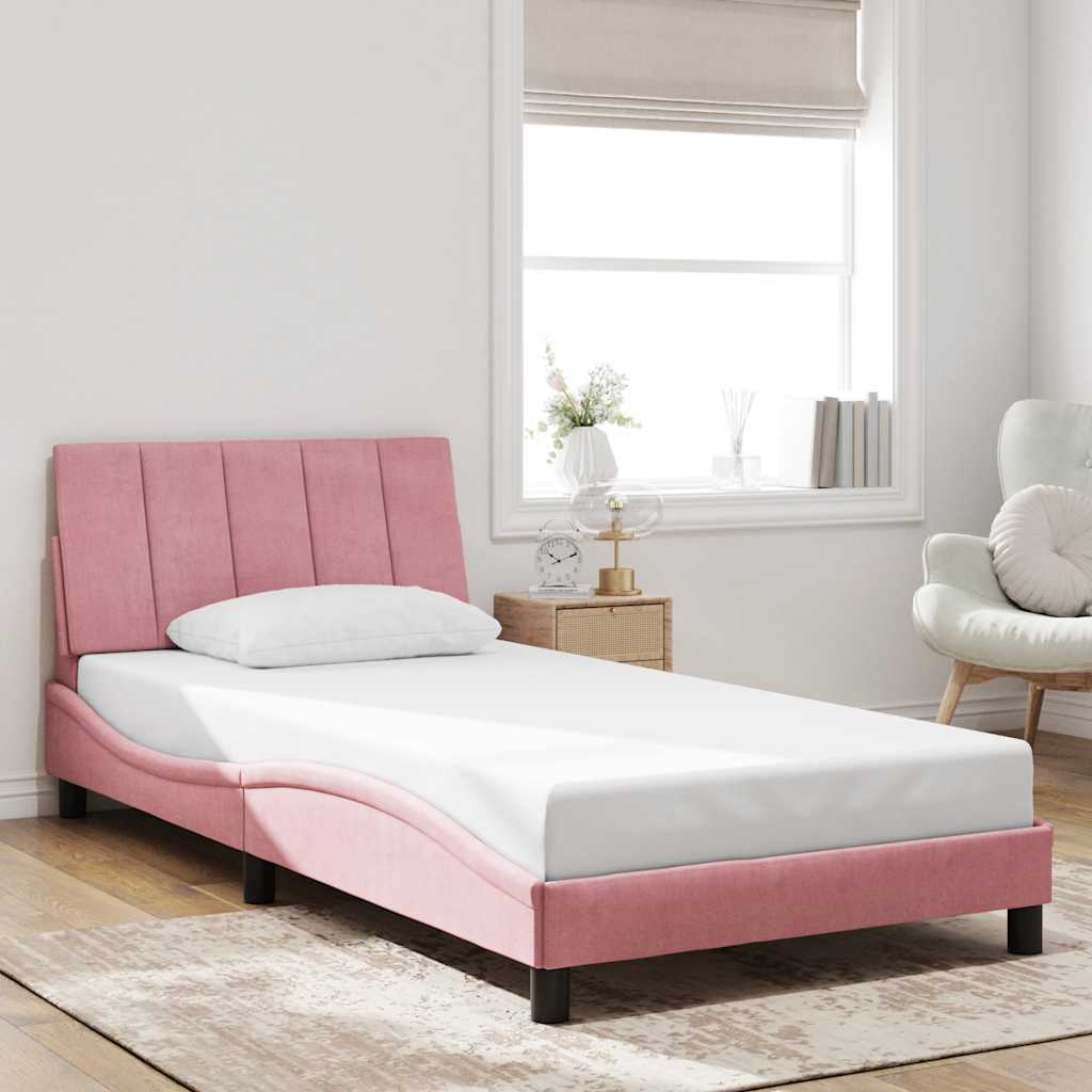 vidaXL Cadre de lit pour matelas "Hanko" 80x200 cm gris clair