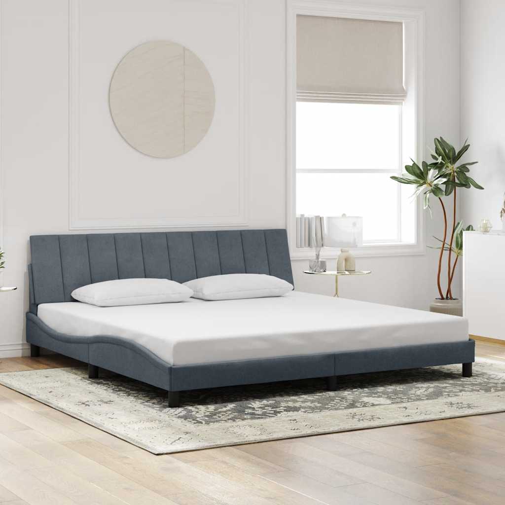 vidaXL Cadre de lit pour matelas "Hanko" 80x200 cm gris clair