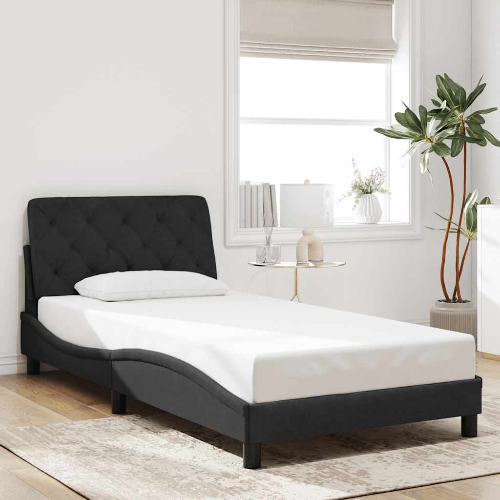 vidaXL Bed Frame without Mattress 80x200 cm Velvet Light Grey