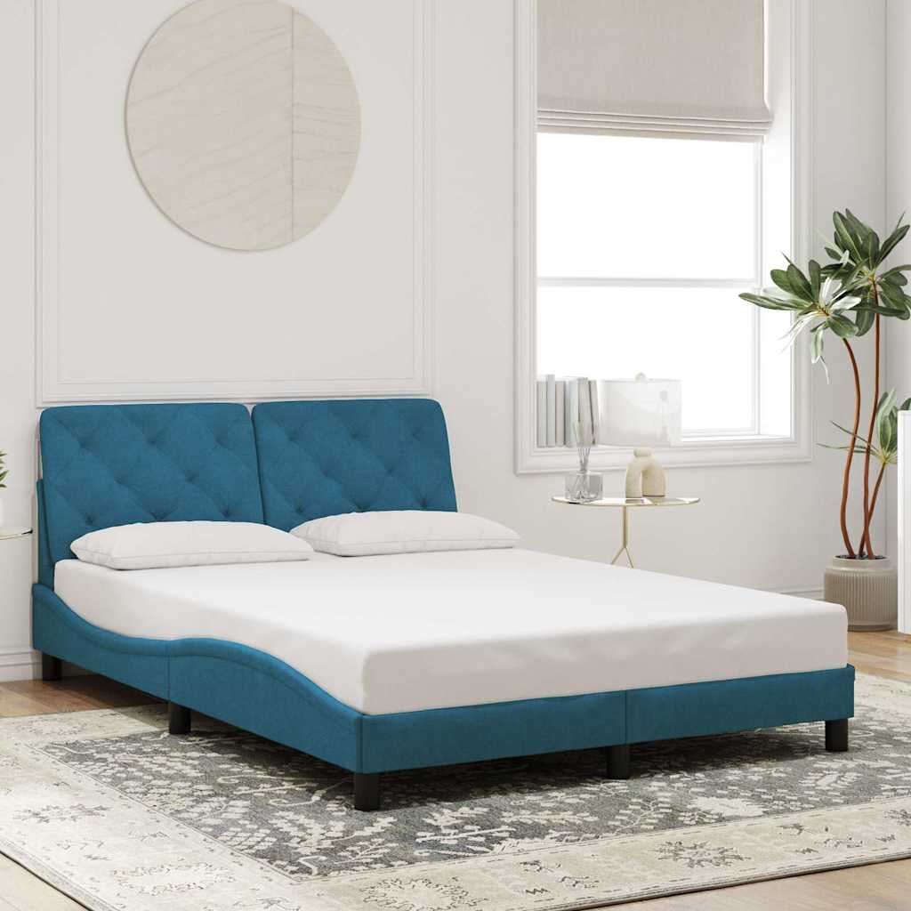 vidaXL Bed Frame without Mattress 80x200 cm Velvet Light Grey