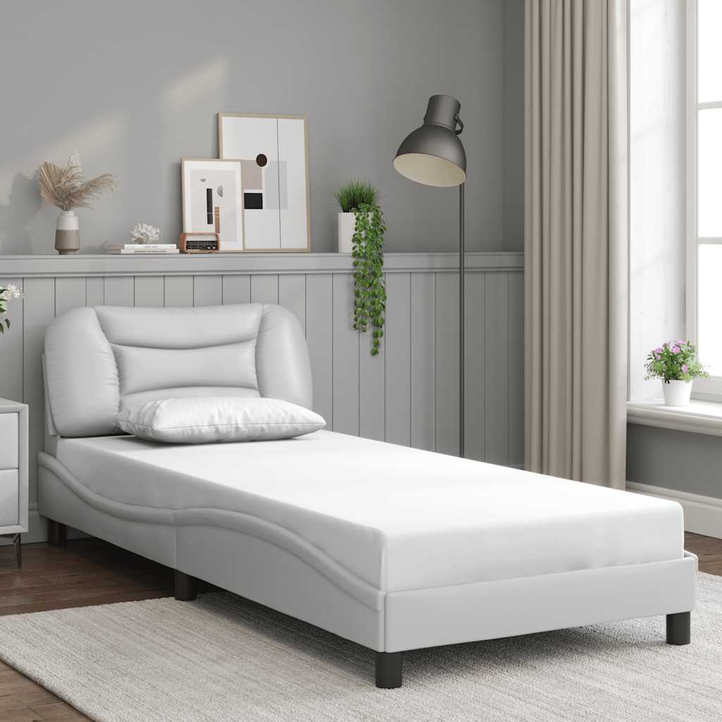 vidaXL Cadre de lit avec matelas "Hvar" noir d'art 80x200 cm