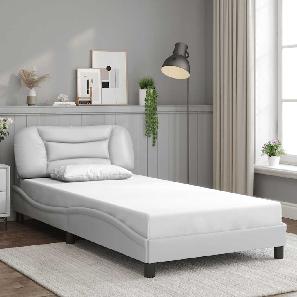 vidaXL Cadre de lit avec matelas "Hvar" noir d'art 80x200 cm