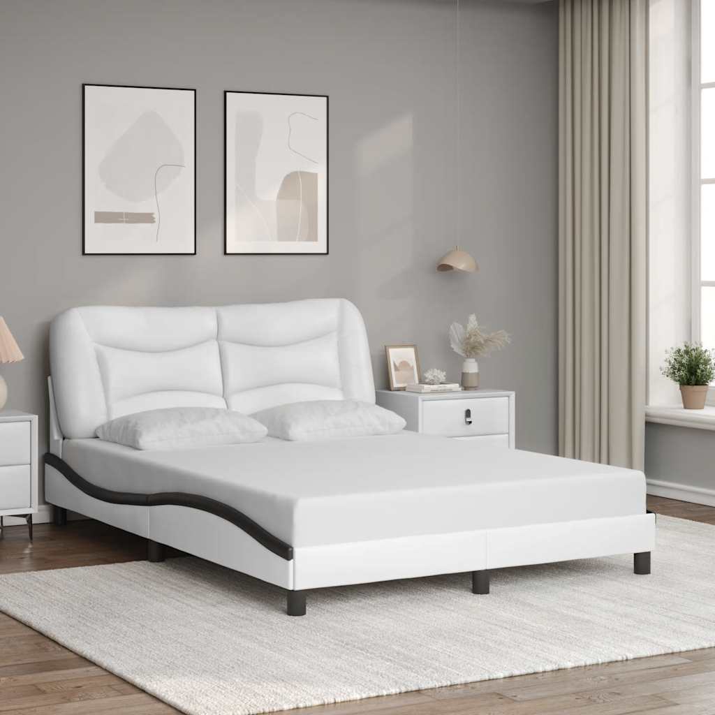 vidaXL Cadre de lit avec matelas "Hvar" noir d'art 80x200 cm
