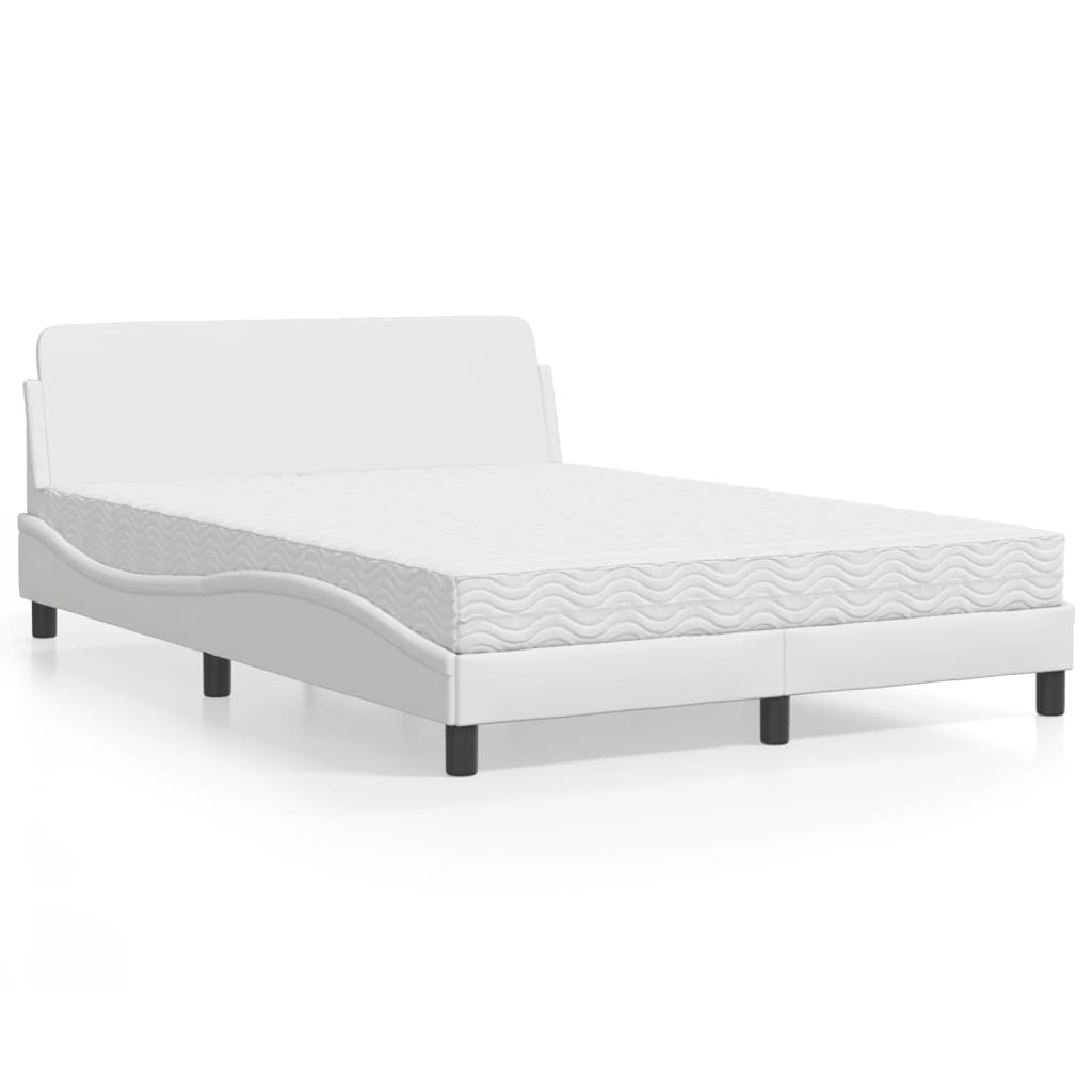 vidaXL Bed met matras "Dover" kunstleer zwart 80x200 cm