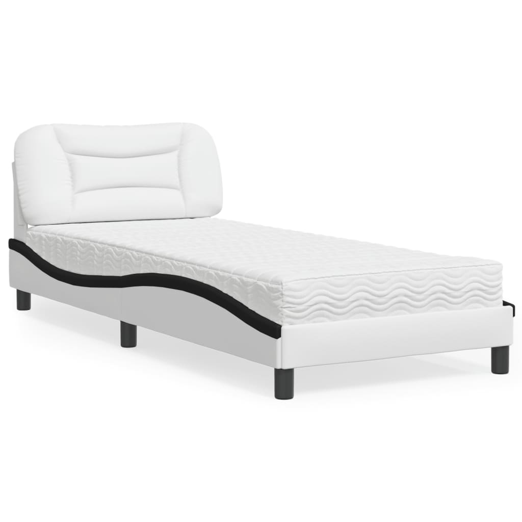 vidaXL Lit avec matelas "Hvar" art noir 80x200 cm