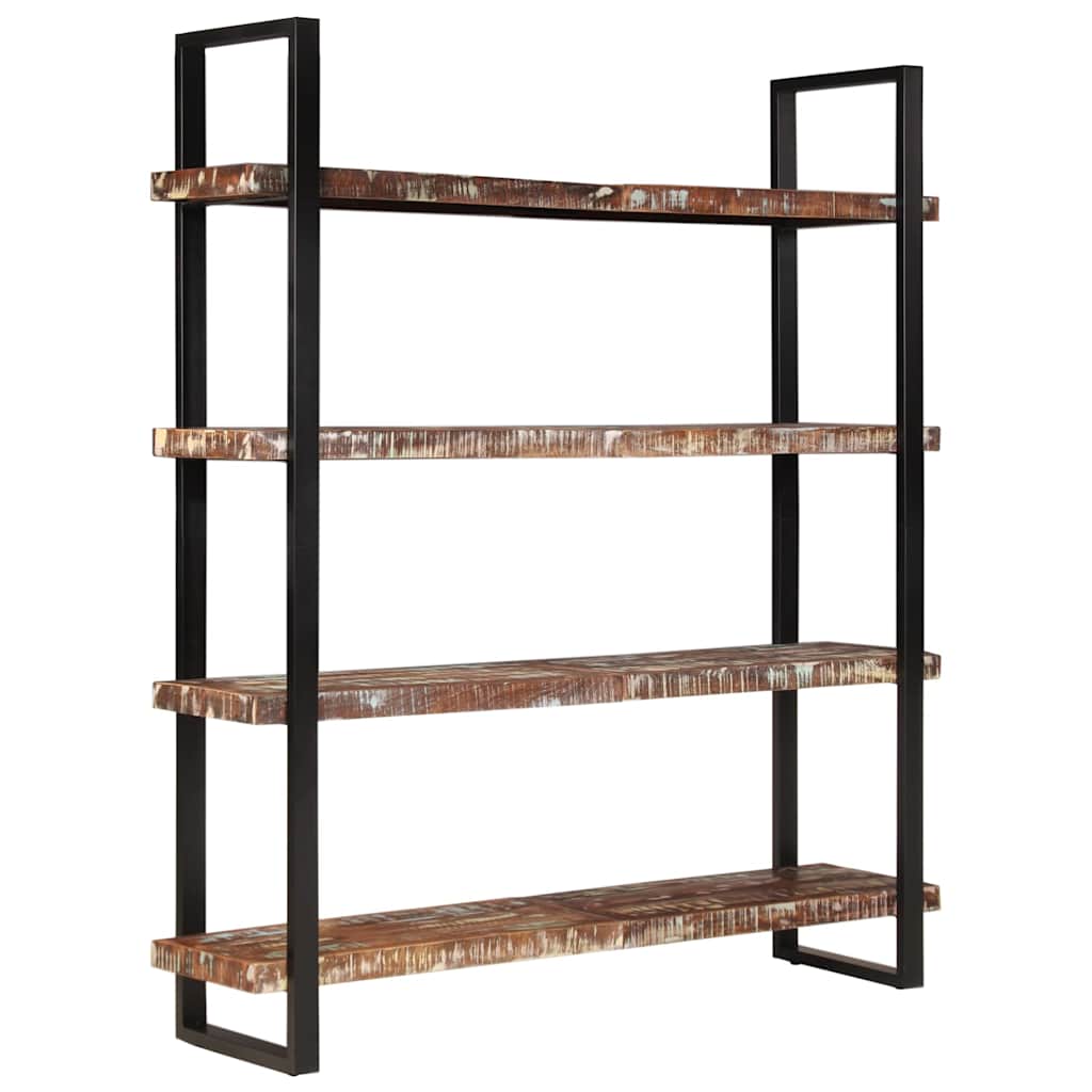 vidaXL Boekenkast met 4 schappen 160x40x180 cm ruw mangohout