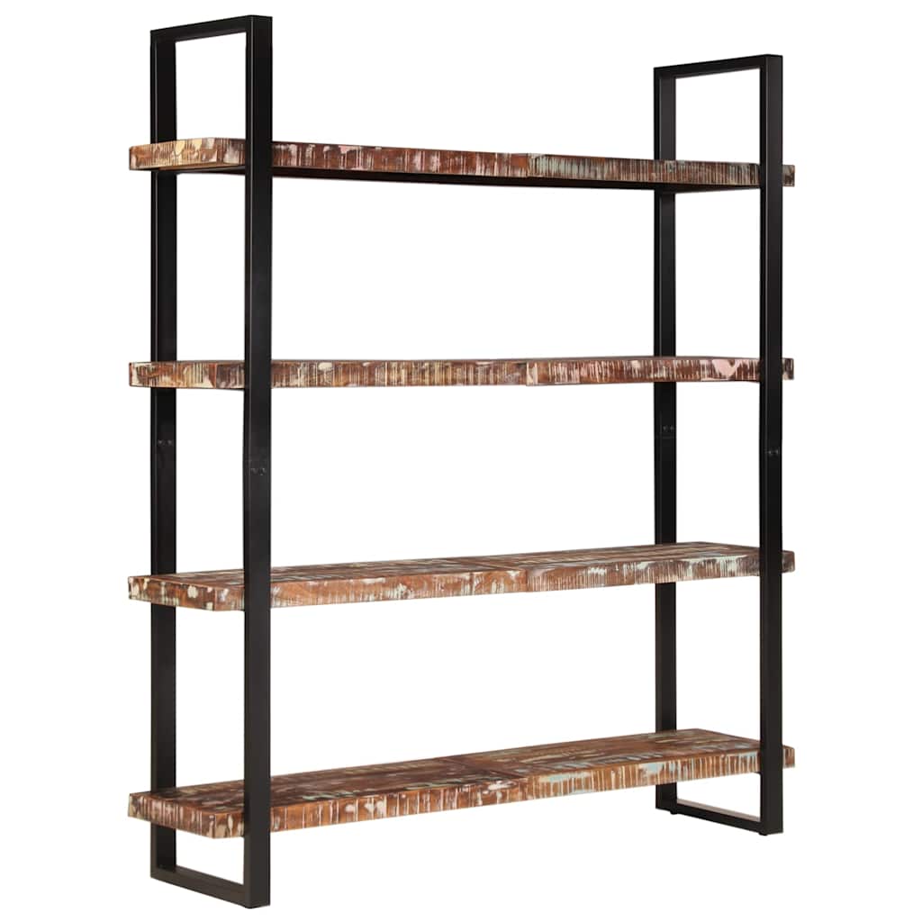 vidaXL Boekenkast met 4 schappen 160x40x180 cm ruw mangohout