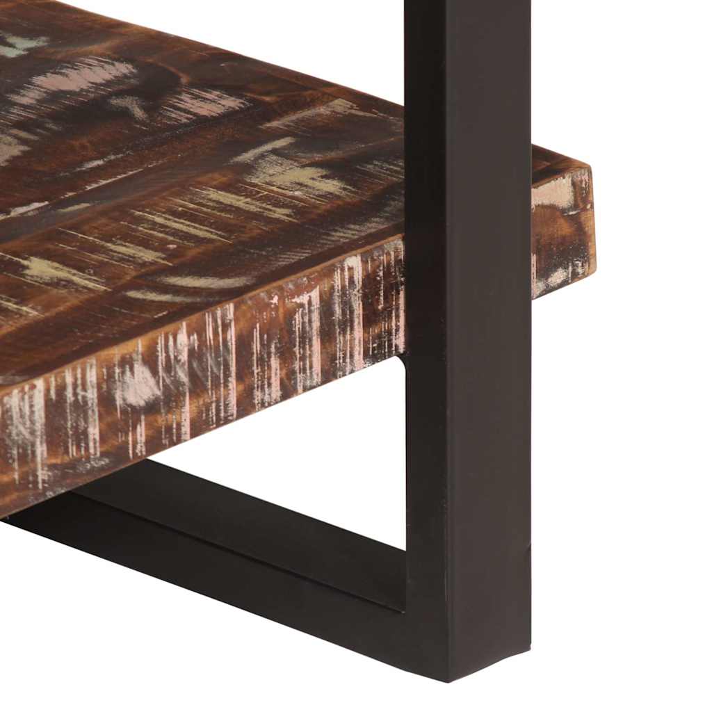 vidaXL Boekenkast met 4 schappen 160x40x180 cm ruw mangohout