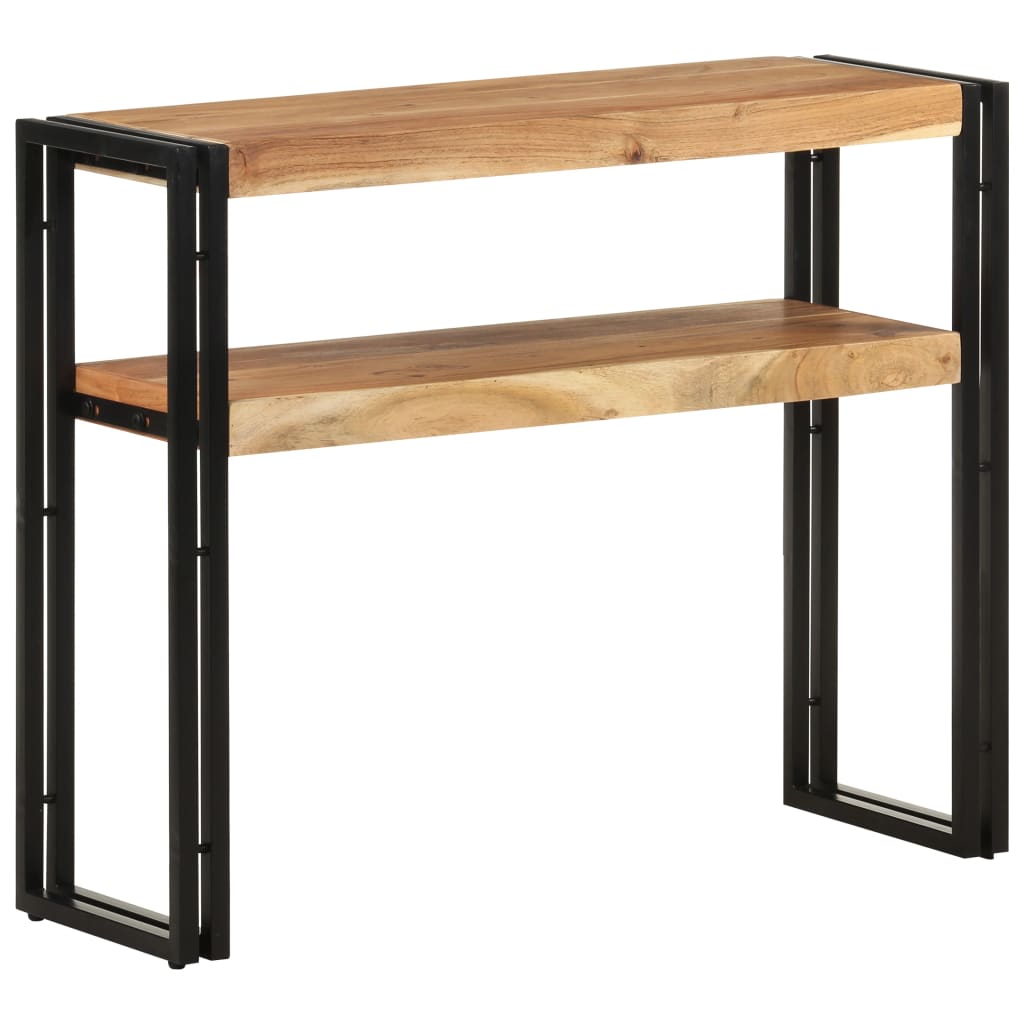 vidaXL Wandtafel 90x30x75 cm ruw mangohout