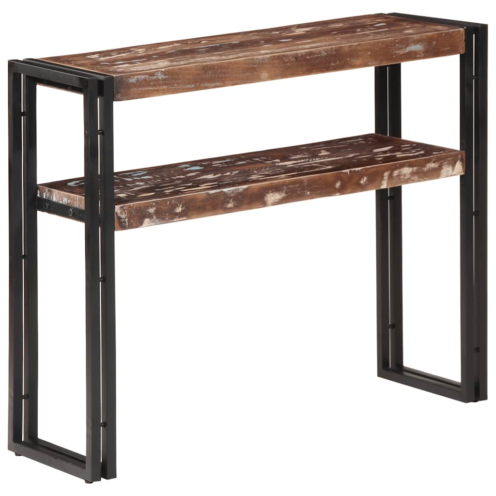 vidaXL Wandtafel 90x30x75 cm ruw mangohout