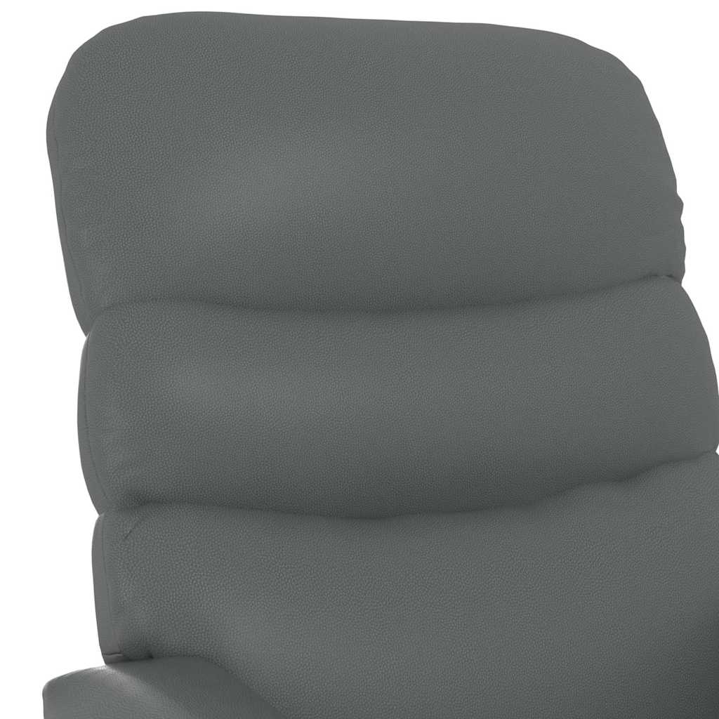 vidaXL Recliner with lift-up function artificial leather black