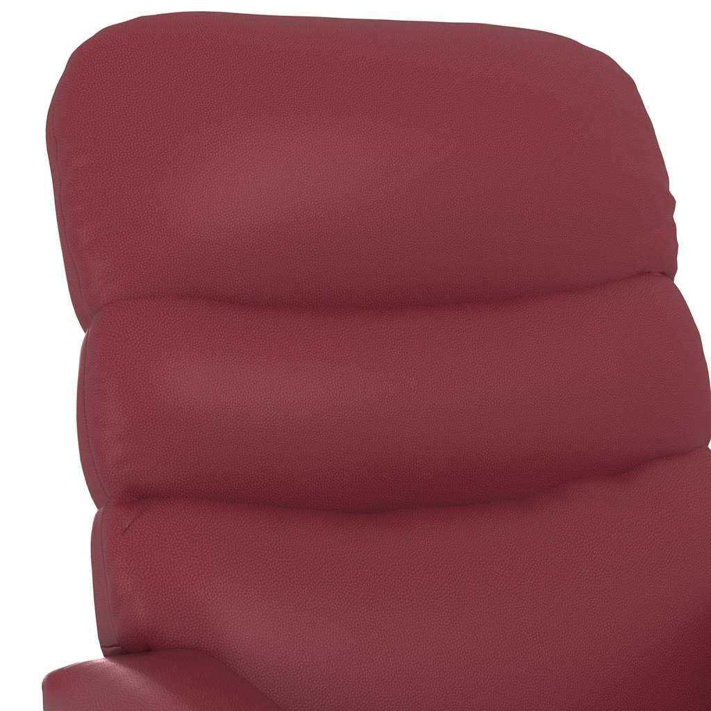 vidaXL Sta-op-massagestoel kunstleer zwart