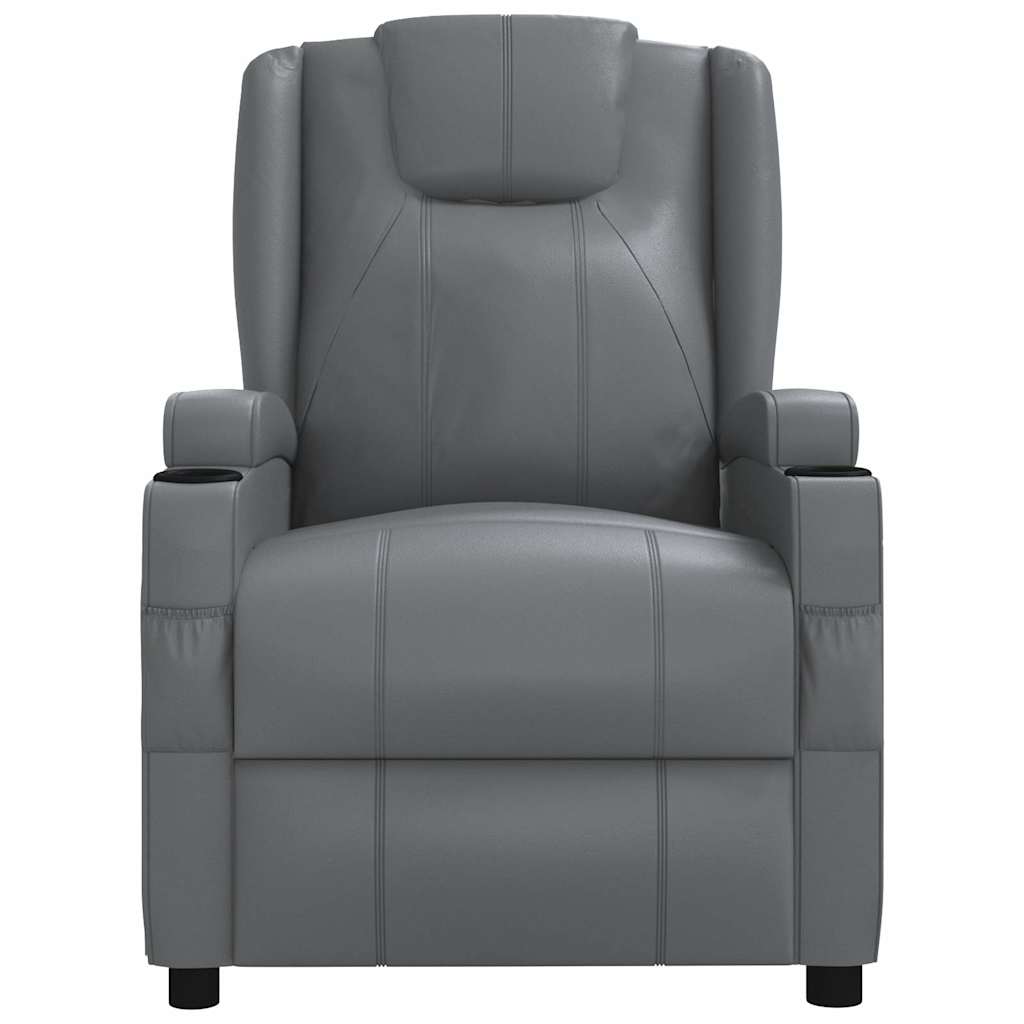 vidaXL Massagestoel kunstleer bruin