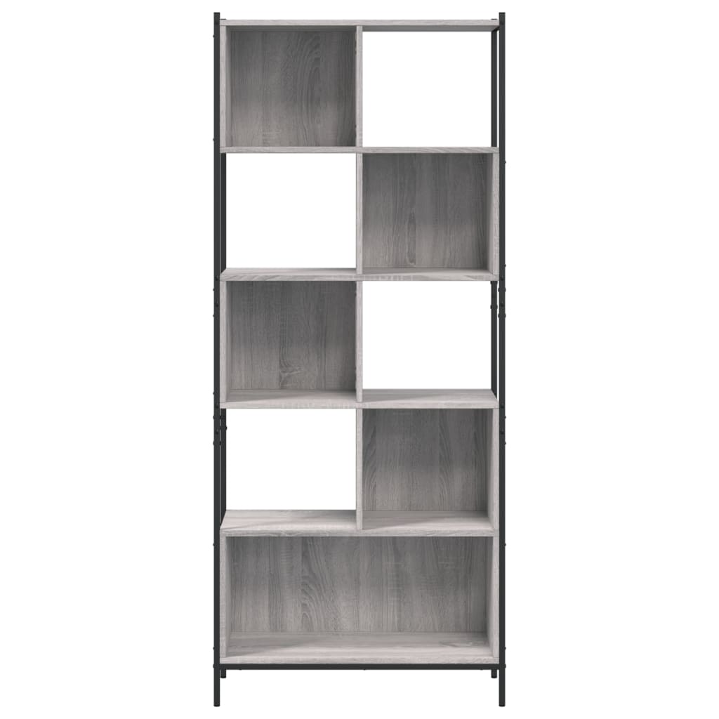 vidaXL Boekenkast 72x28x172 cm bewerkt hout zwart