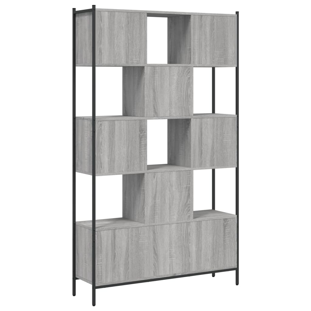 vidaXL Bookcase 102x28x172 cm Engineered Wood Smoked Oak