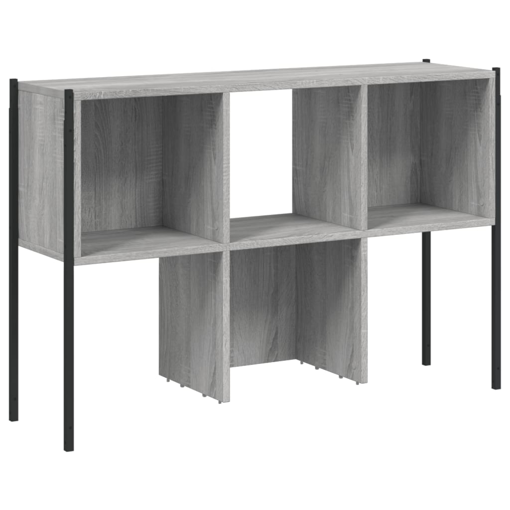 vidaXL Bookcase 102x28x172 cm Engineered Wood Smoked Oak