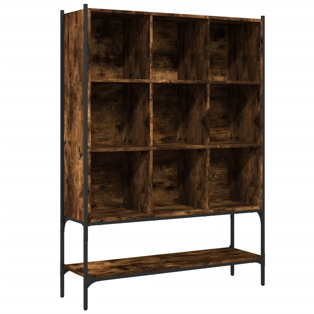 vidaXL Boekenkast 102x30x141,5 cm bewerkt hout zwart