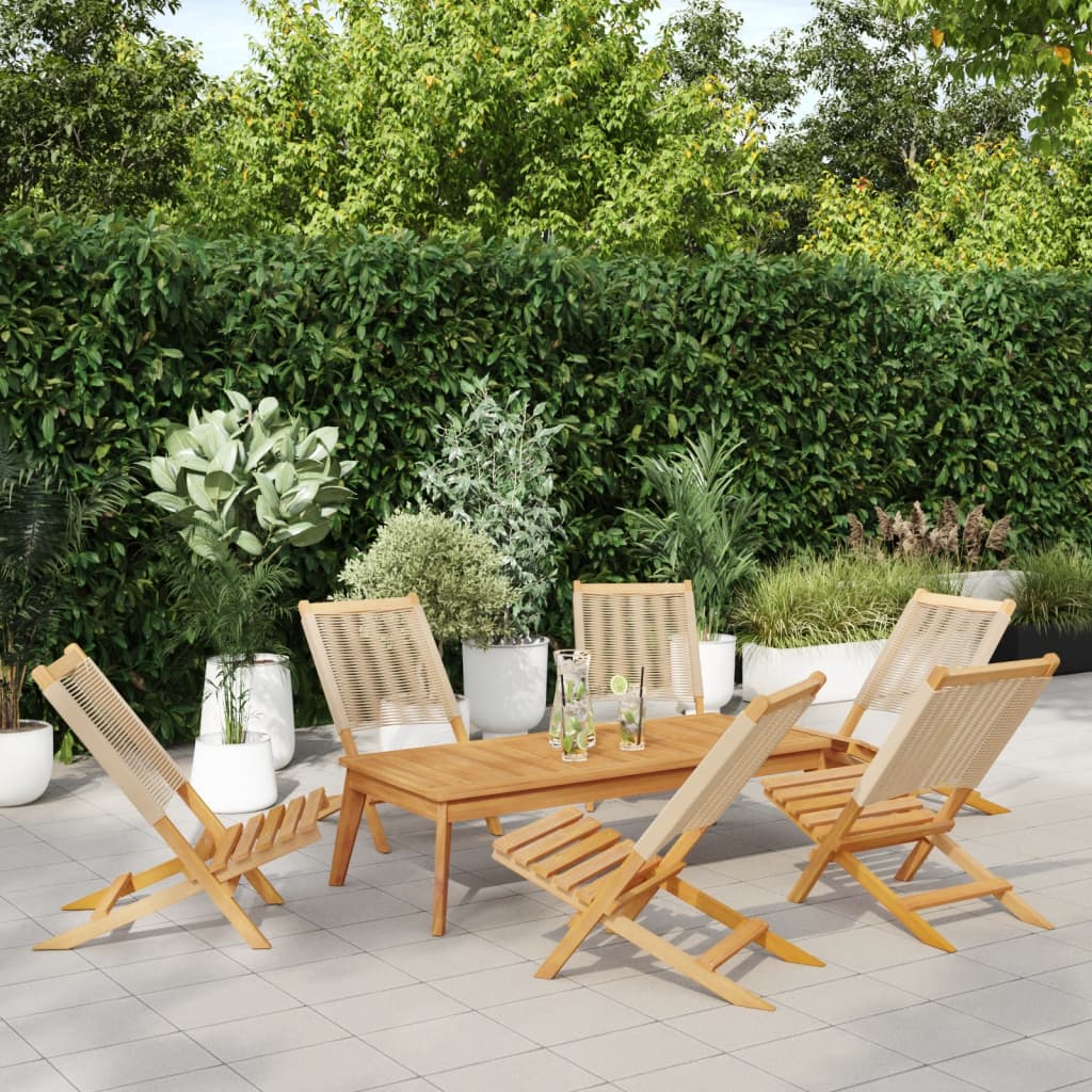 vidaXL Tuinstoelen 2 st massief acaciahout en polypropeen grijs