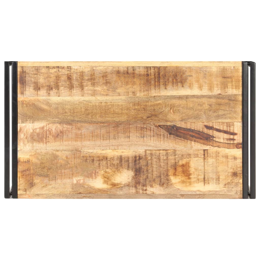 vidaXL Salontafel 100x55x45 cm ruw mangohout