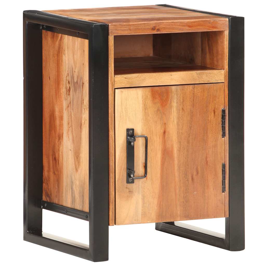vidaXL Nachtkastje 40x35x55 cm massief mangohout