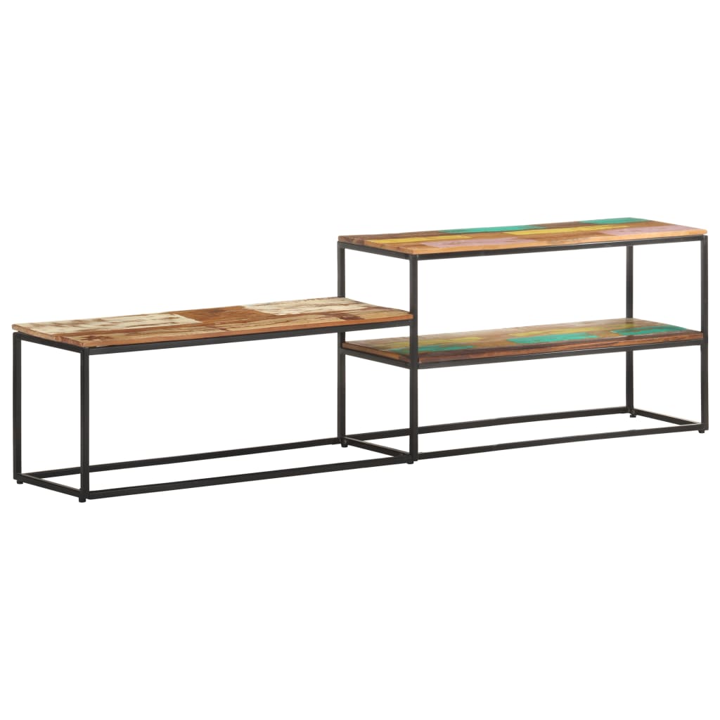 vidaXL Tv-meubel 180x30x50 cm ruw mangohout