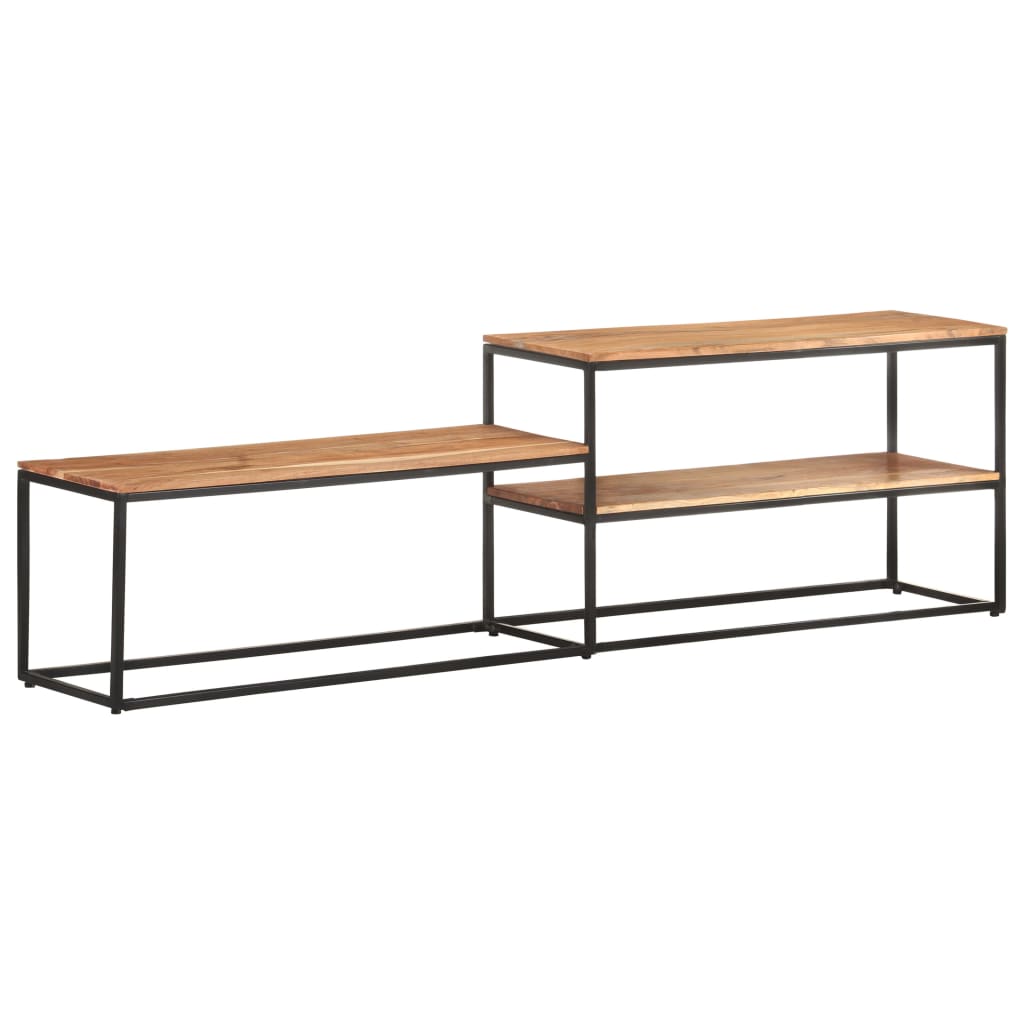 vidaXL Tv-meubel 180x30x50 cm ruw mangohout