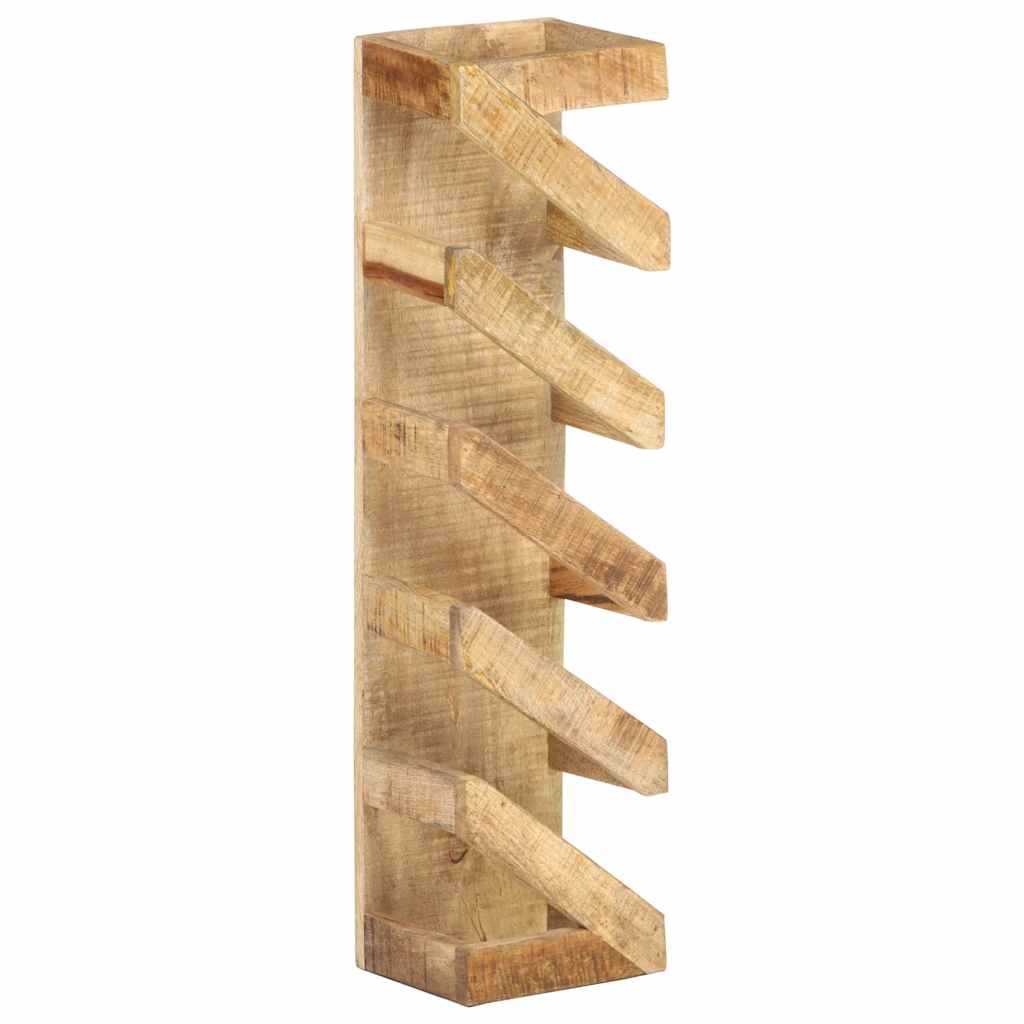 vidaXL 5-Bottle Wine Rack Solid Acacia Wood