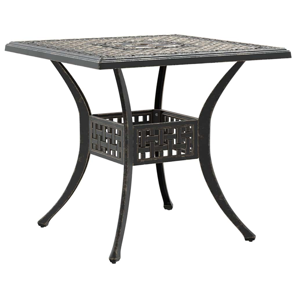 vidaXL 3-Piece Cast Aluminum Bistro Set Bronze