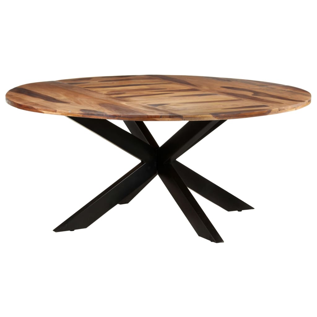 vidaXL Eettafel 140x80x75 cm massief mangohout