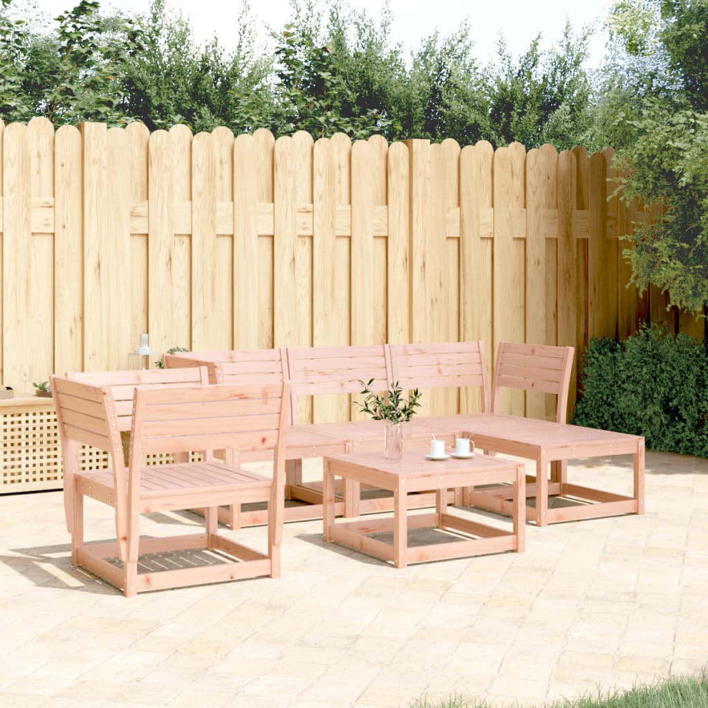 vidaXL 5-delige Loungeset massief grenenhout