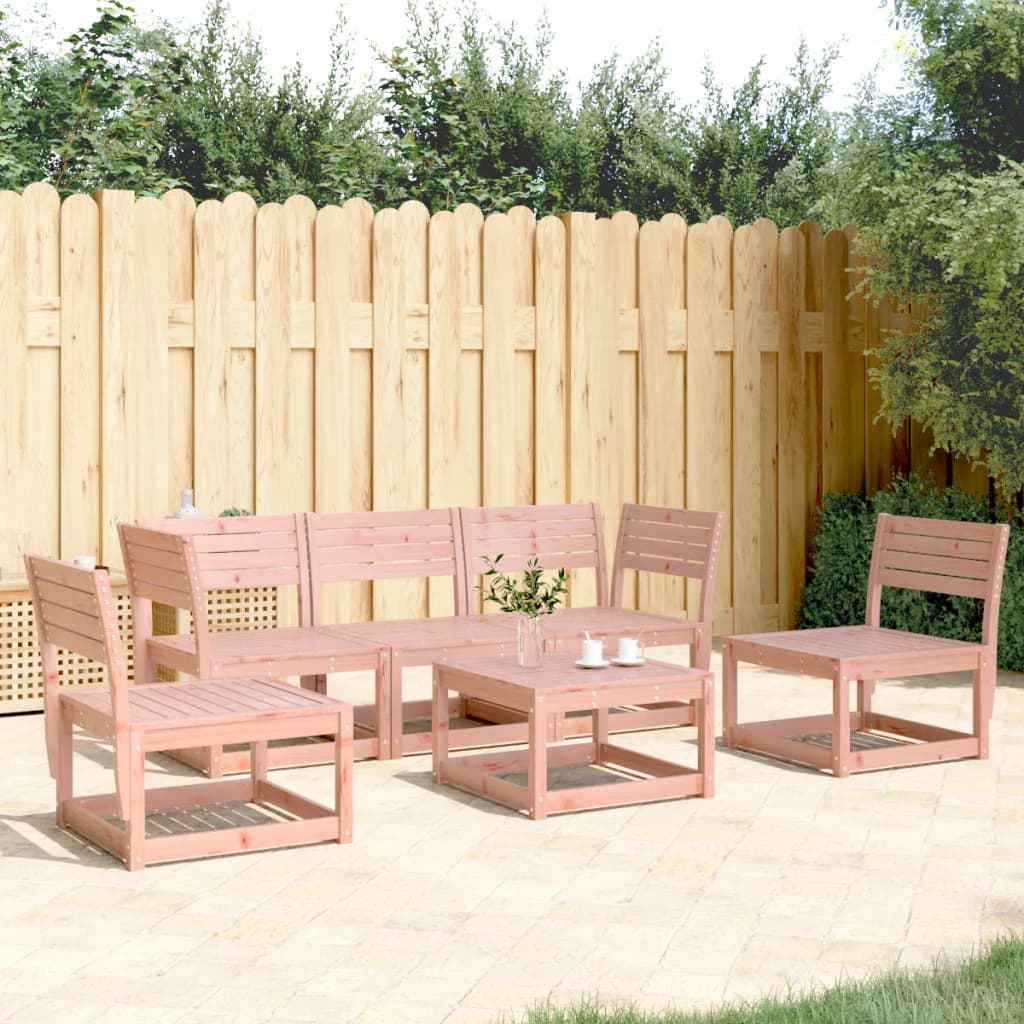 vidaXL 5-delige Loungeset massief grenenhout