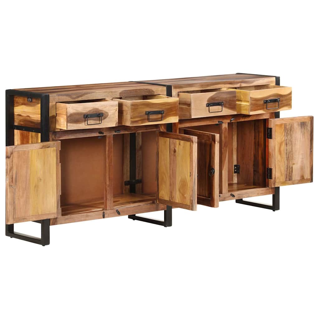 vidaXL Sideboard 172x35x80 cm solid mango wood