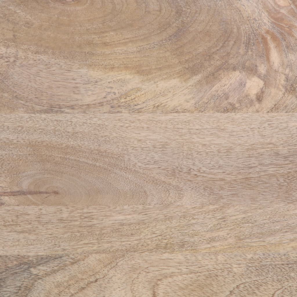 vidaXL Dressoirs 2 st 60x34x75 cm massief ruw mangohout